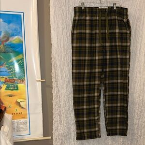 Goodfellow & Co.: Flannel 100% Cotton Plaid Sleep Pants, Pockets, Size: Large